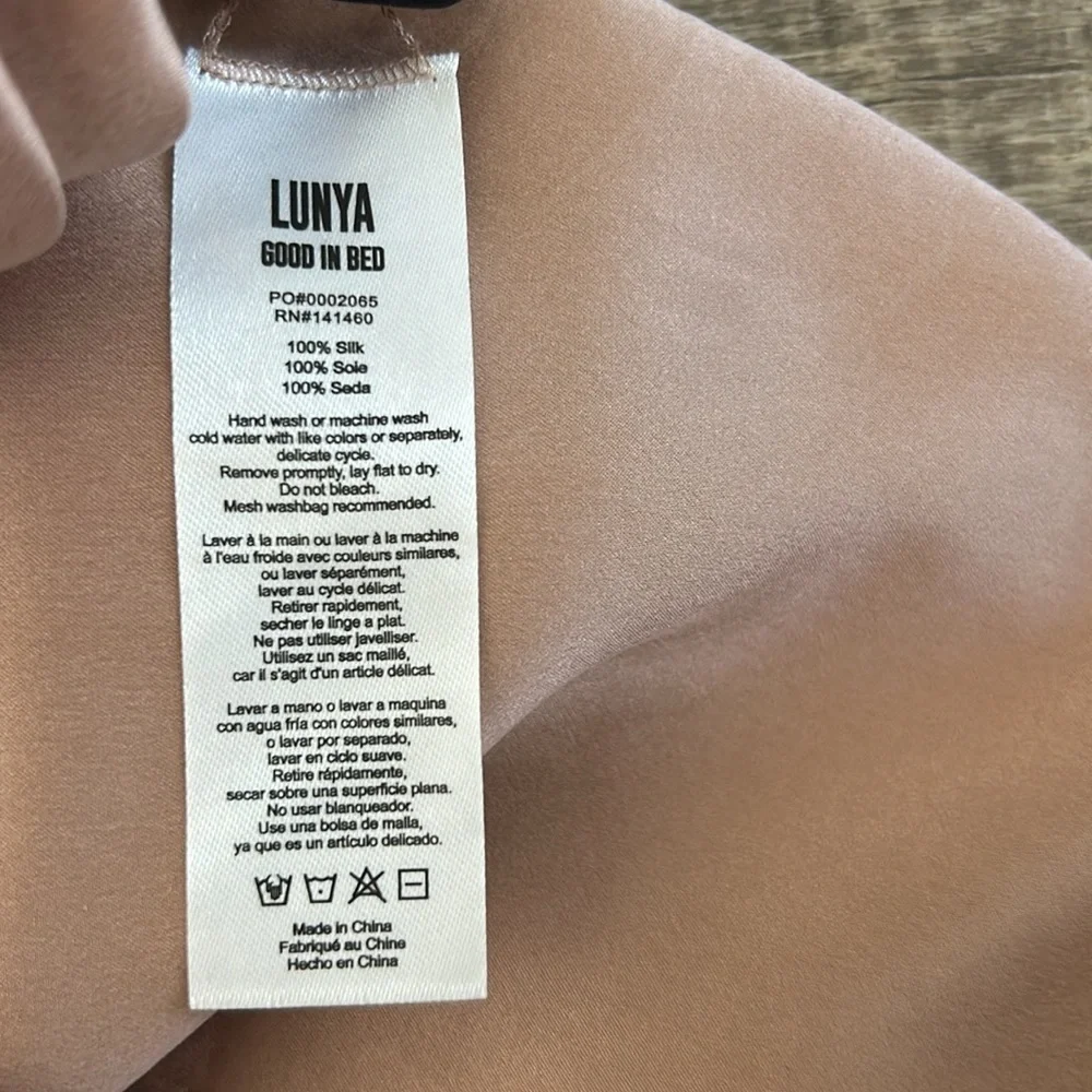 Lunya washable bias silk slip dress size XS - Picture 12 of 15